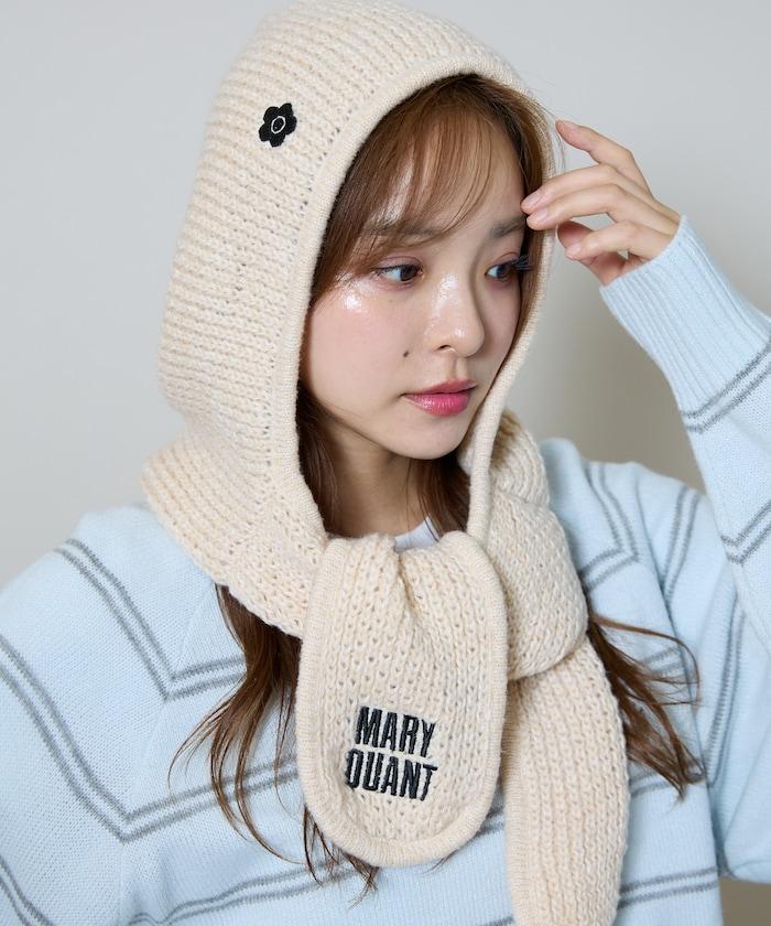 瑪麗官 MARY QUANT 連帽圍巾/巴拉克拉法帽/包頭帽