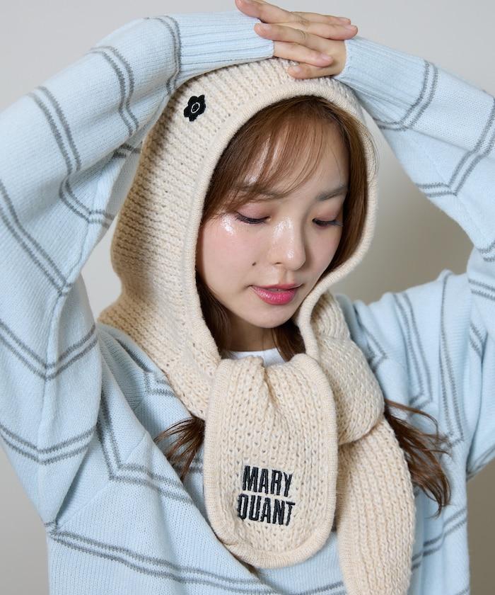 瑪麗官 MARY QUANT 連帽圍巾/巴拉克拉法帽/包頭帽