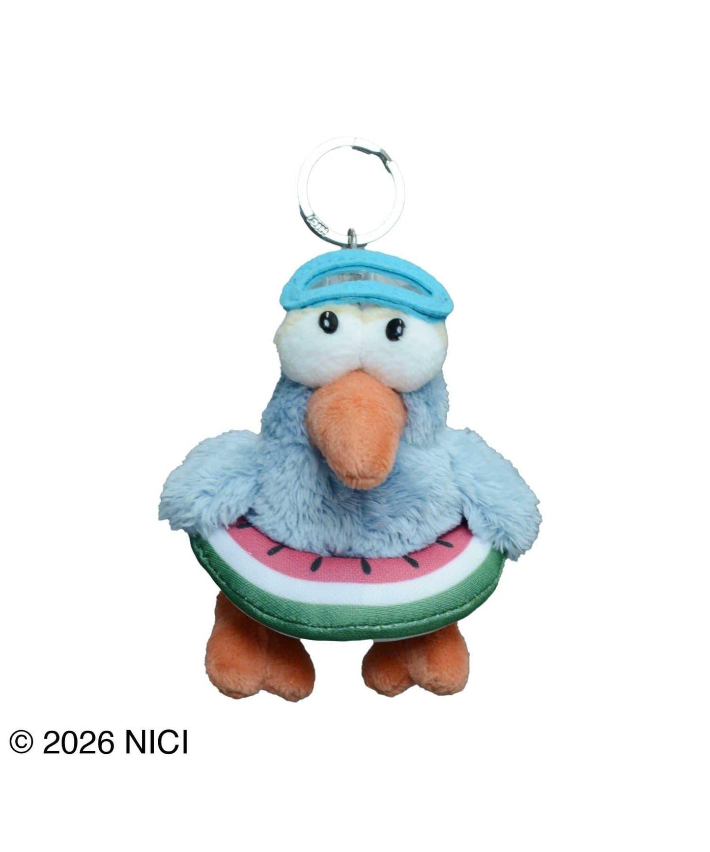 NICI 動物鑰匙扣 游泳圈 10cm