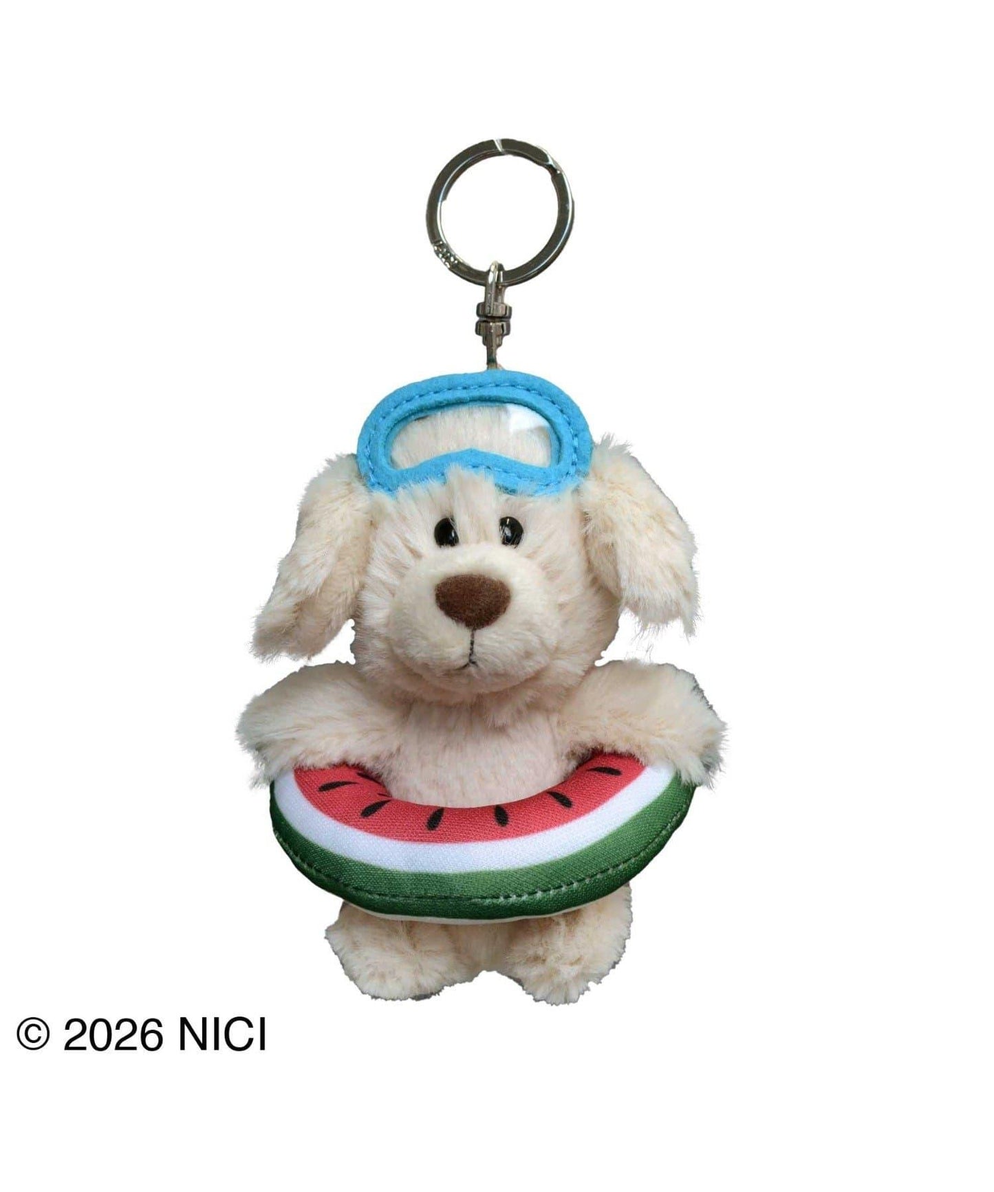 NICI 動物鑰匙扣 游泳圈 10cm