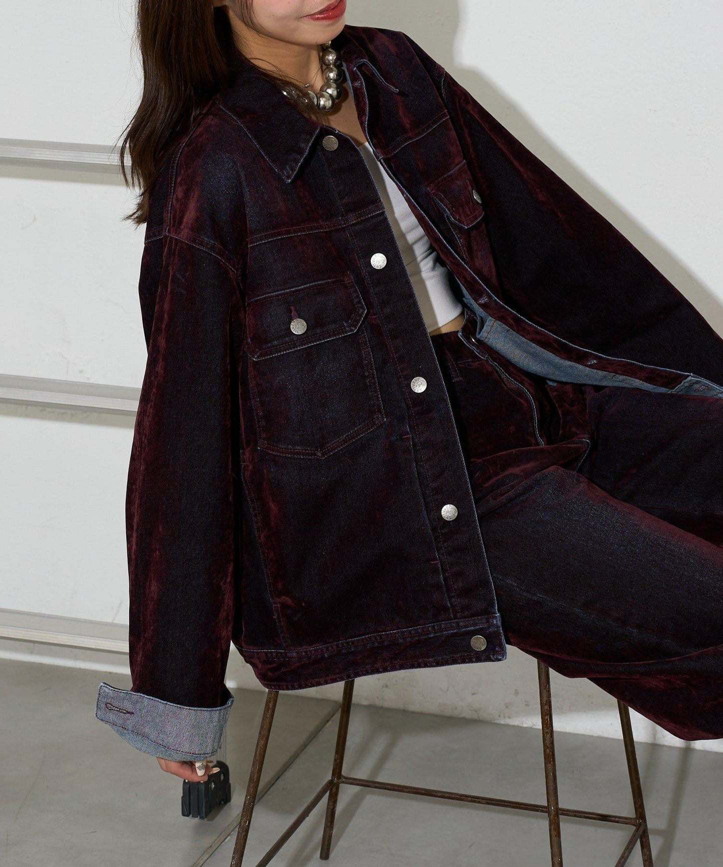 ANTI WARP /アンチワープ 植絨加工 夾克