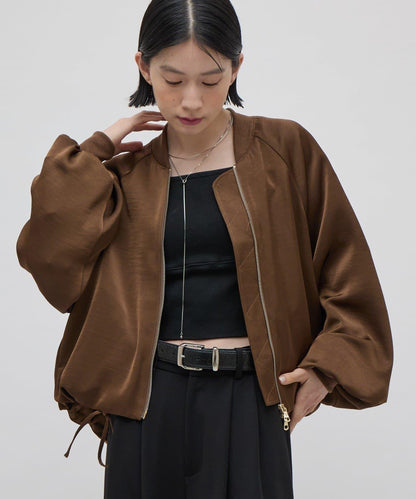 緞面寬鬆夾克 26aw