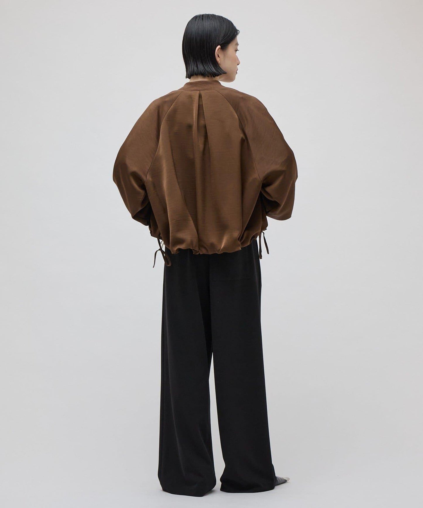 緞面寬鬆夾克 26aw
