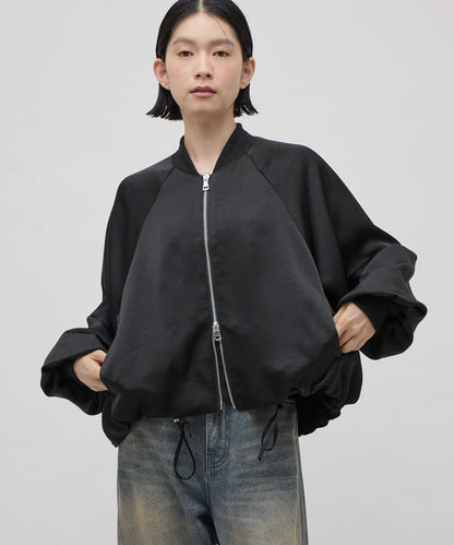 緞面寬鬆夾克 26aw