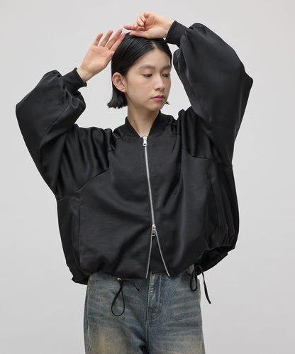 緞面寬鬆夾克 26aw