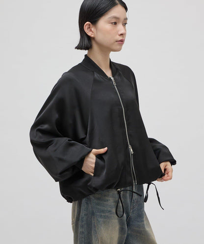 緞面寬鬆夾克 26aw