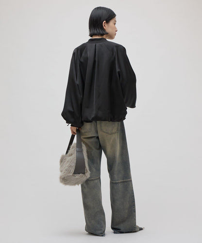 緞面寬鬆夾克 26aw