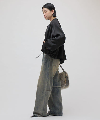 緞面寬鬆夾克 26aw