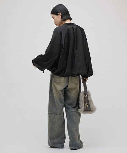 緞面寬鬆夾克 26aw