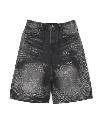 MAVYTH/メヴィス/VOLTAGE GLITTER DENIM SHORTS