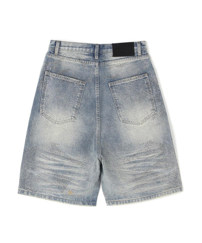 MAVYTH/メヴィス/VOLTAGE GLITTER DENIM SHORTS