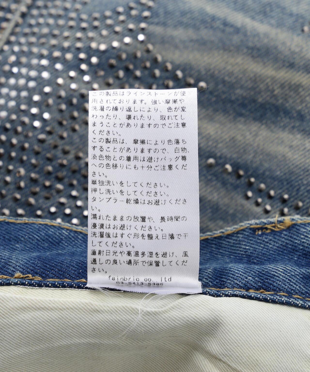 MAVYTH/メヴィス/VOLTAGE GLITTER DENIM SHORTS