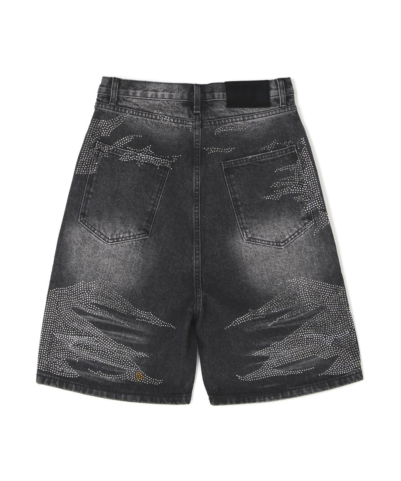 MAVYTH/メヴィス/VOLTAGE GLITTER DENIM SHORTS