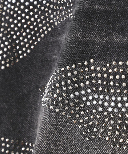 MAVYTH/メヴィス/VOLTAGE GLITTER DENIM SHORTS