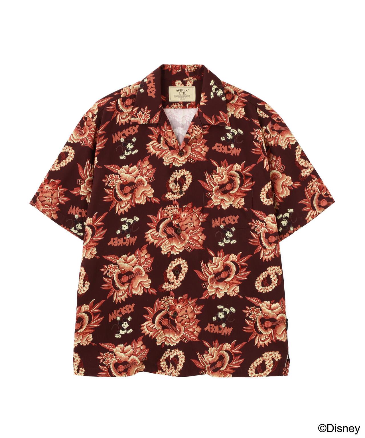 《迪士尼》Collection》”HAWAIIAN HOLIDAY” ALOHA SHIRT / MICKEY MOUSE