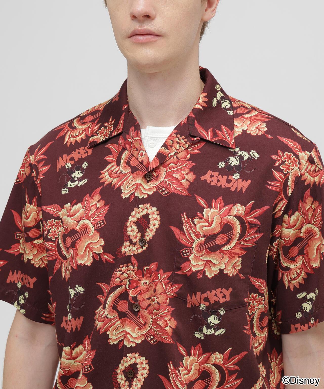 《迪士尼》Collection》”HAWAIIAN HOLIDAY” ALOHA SHIRT / MICKEY MOUSE