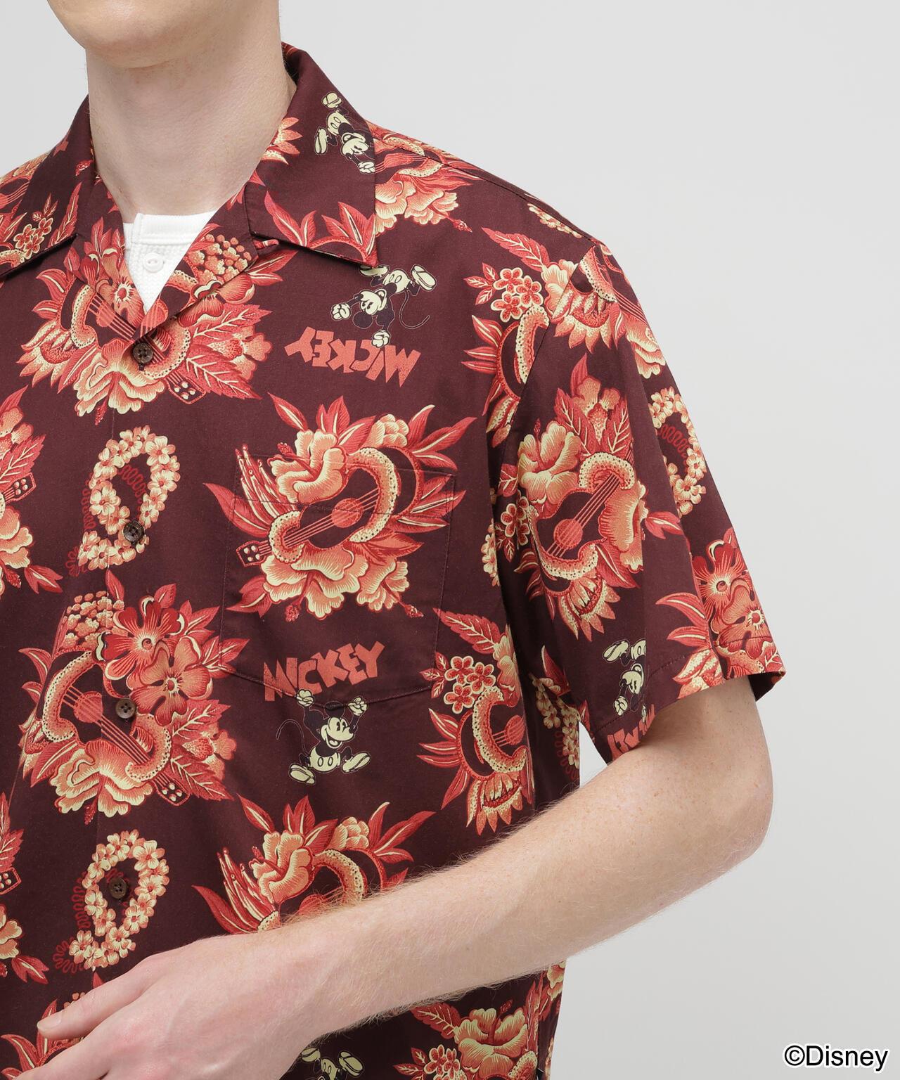《迪士尼》Collection》”HAWAIIAN HOLIDAY” ALOHA SHIRT / MICKEY MOUSE