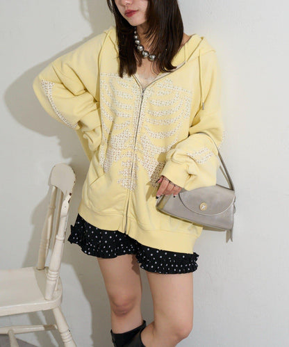 RePRODUCTION LABEL ZIP連帽衛衣