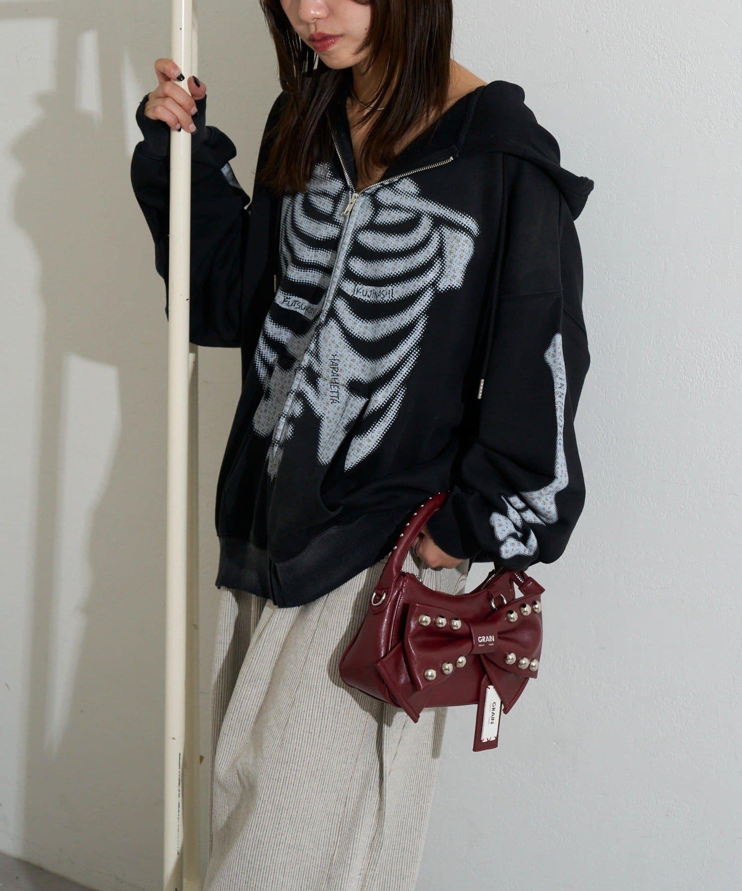 RePRODUCTION LABEL ZIP連帽衛衣