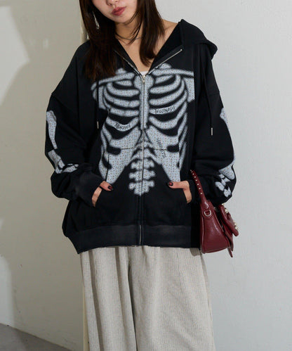 RePRODUCTION LABEL ZIP連帽衛衣
