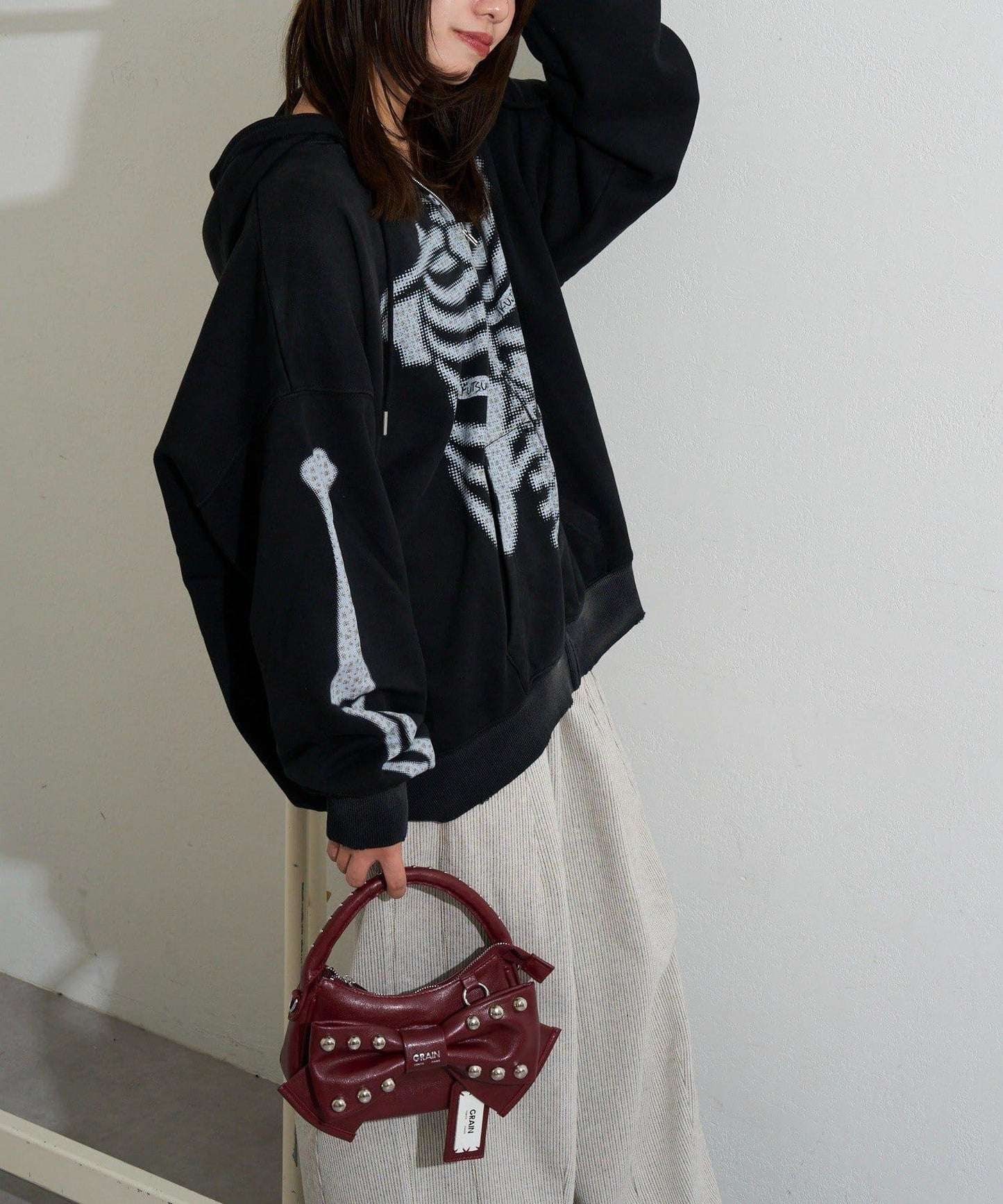 RePRODUCTION LABEL ZIP連帽衛衣