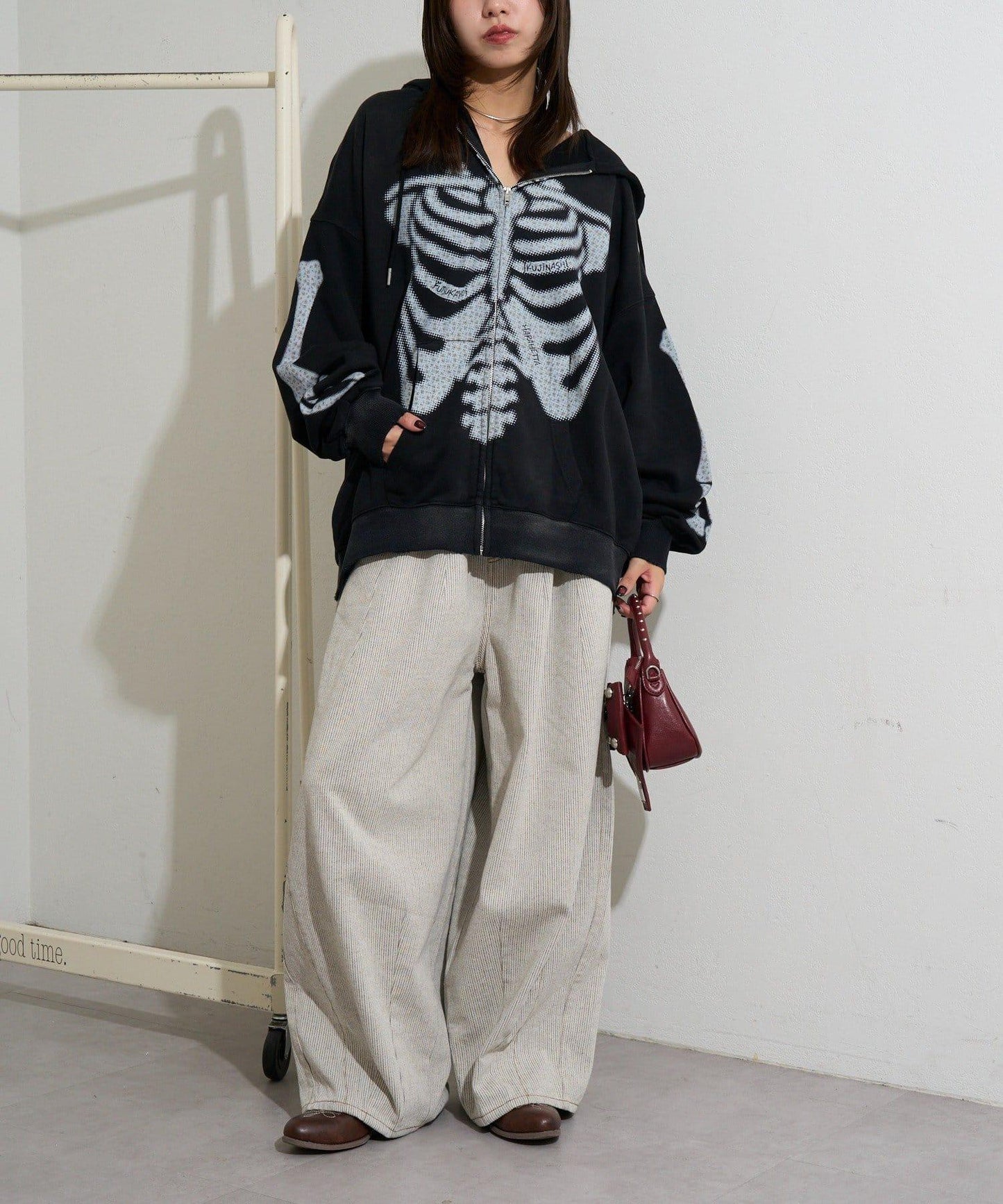 RePRODUCTION LABEL ZIP連帽衛衣