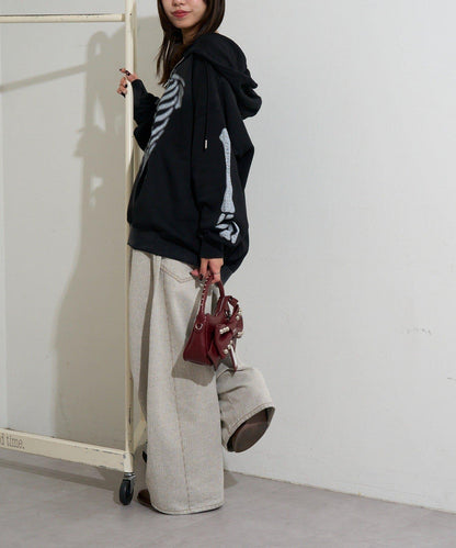 RePRODUCTION LABEL ZIP連帽衛衣