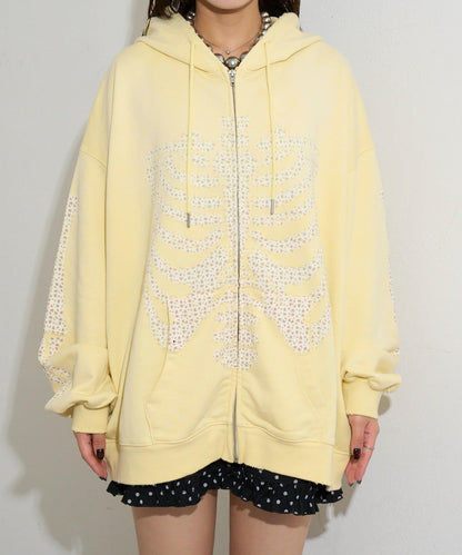 RePRODUCTION LABEL ZIP連帽衛衣