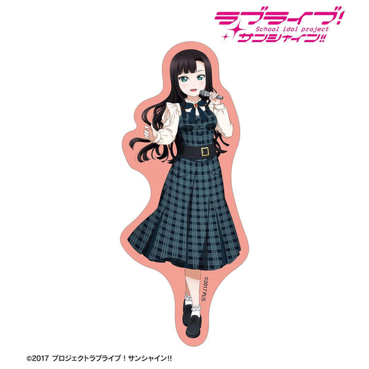 ラブライブ！サンシャイン!!（LoveLive!Sunshine!!） 描き下ろし 黒澤ダイヤ 格紋連衣裙衣裝ver. 異形貼紙