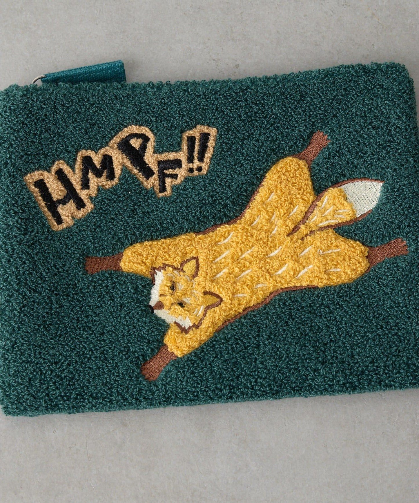 animal sagara embroidery pouch 刺繡化妝包