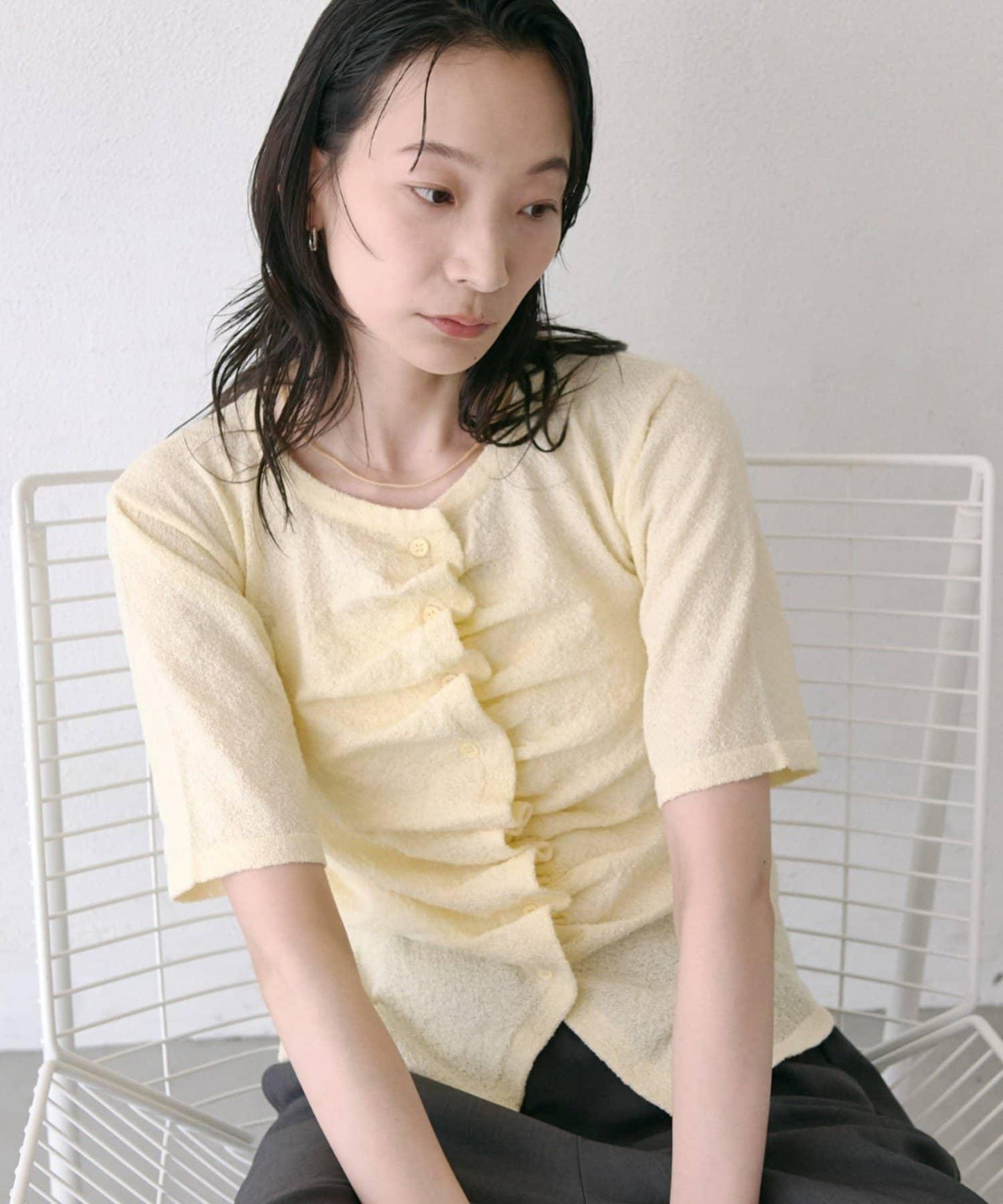 垂墜設計針織開衫