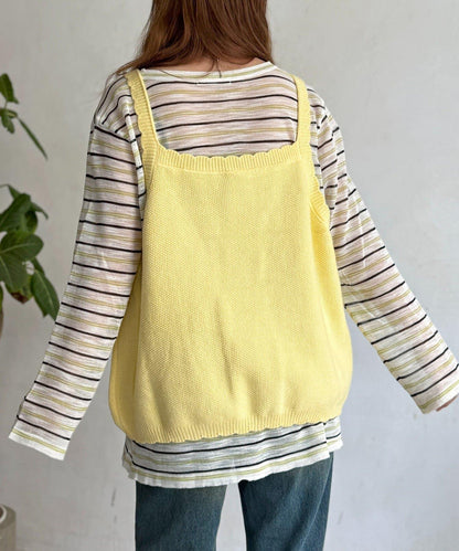 花朵刺繡針織馬甲