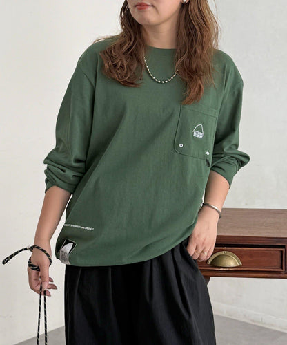 SIERRA DESIGNS 後背印花長袖T恤
