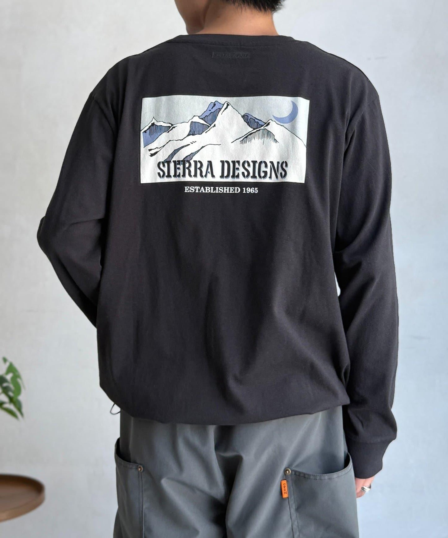SIERRA DESIGNS 後背印花長袖T恤