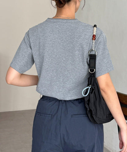 U.S. POLO ASSN. 緊身羅紋亨利領T恤
