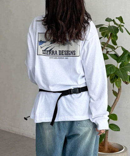 SIERRA DESIGNS 後背印花長袖T恤