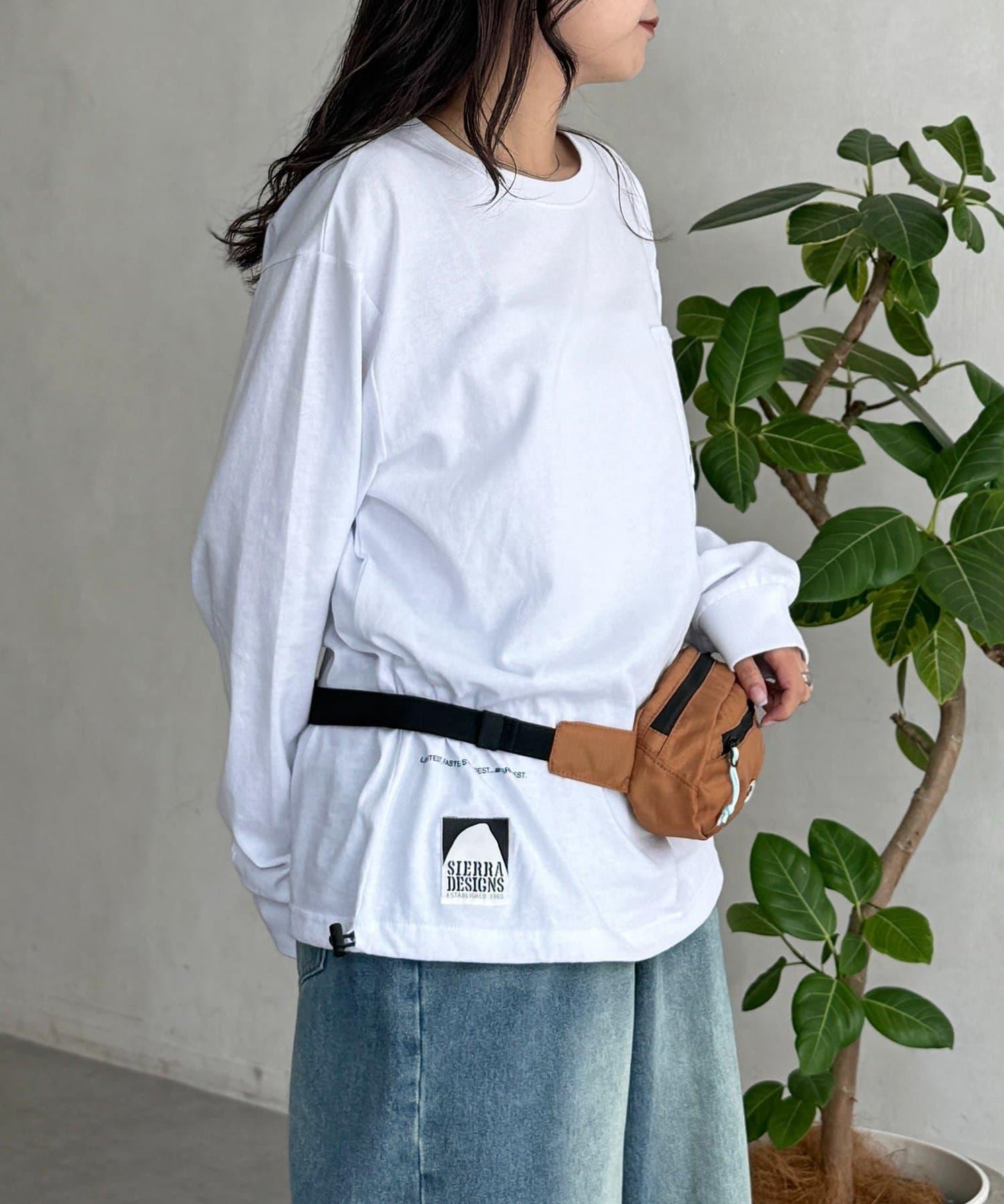 SIERRA DESIGNS 後背印花長袖T恤