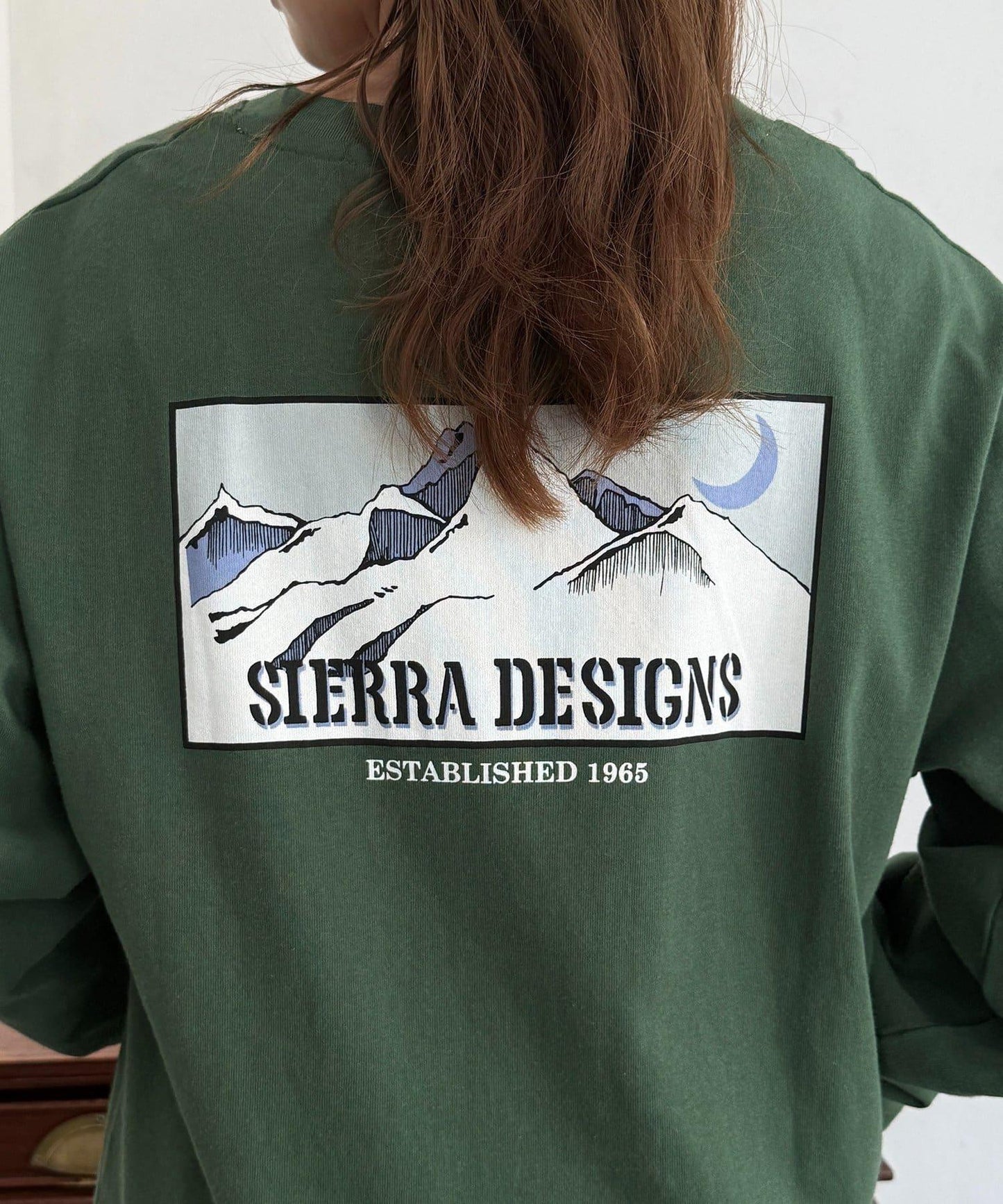 SIERRA DESIGNS 後背印花長袖T恤