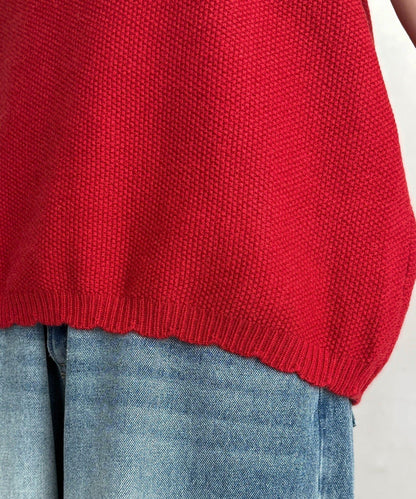花朵刺繡針織馬甲