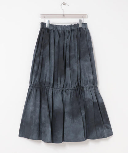 Nomat SHIRRING 半身裙/HAND-DYED