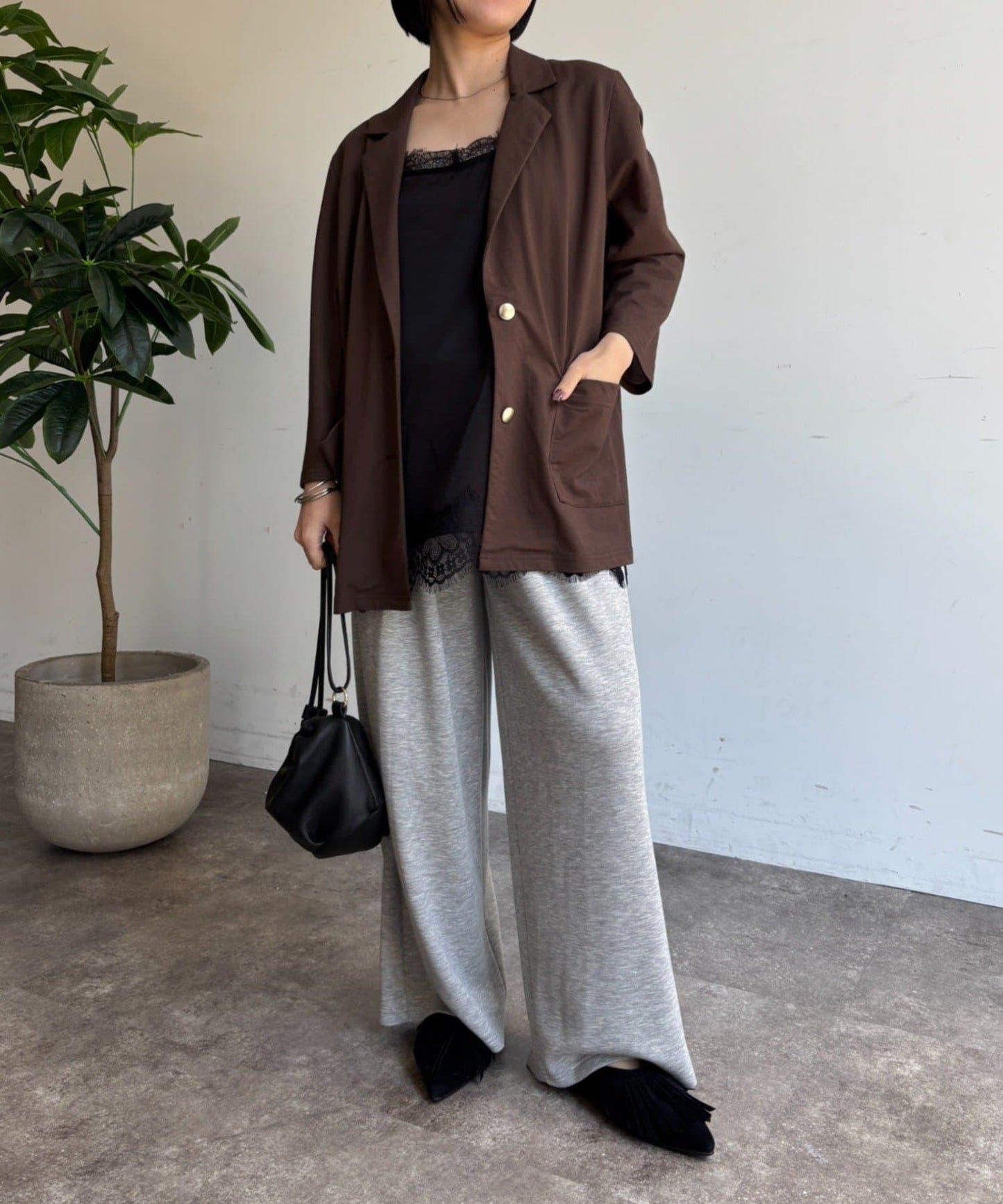 蕾絲吊帶襯衫