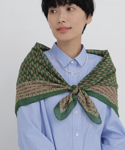 MOISMONT 佩斯利印花圍巾