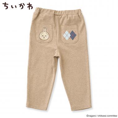 chiikawa（吉伊卡哇） 菱格貼花衛褲