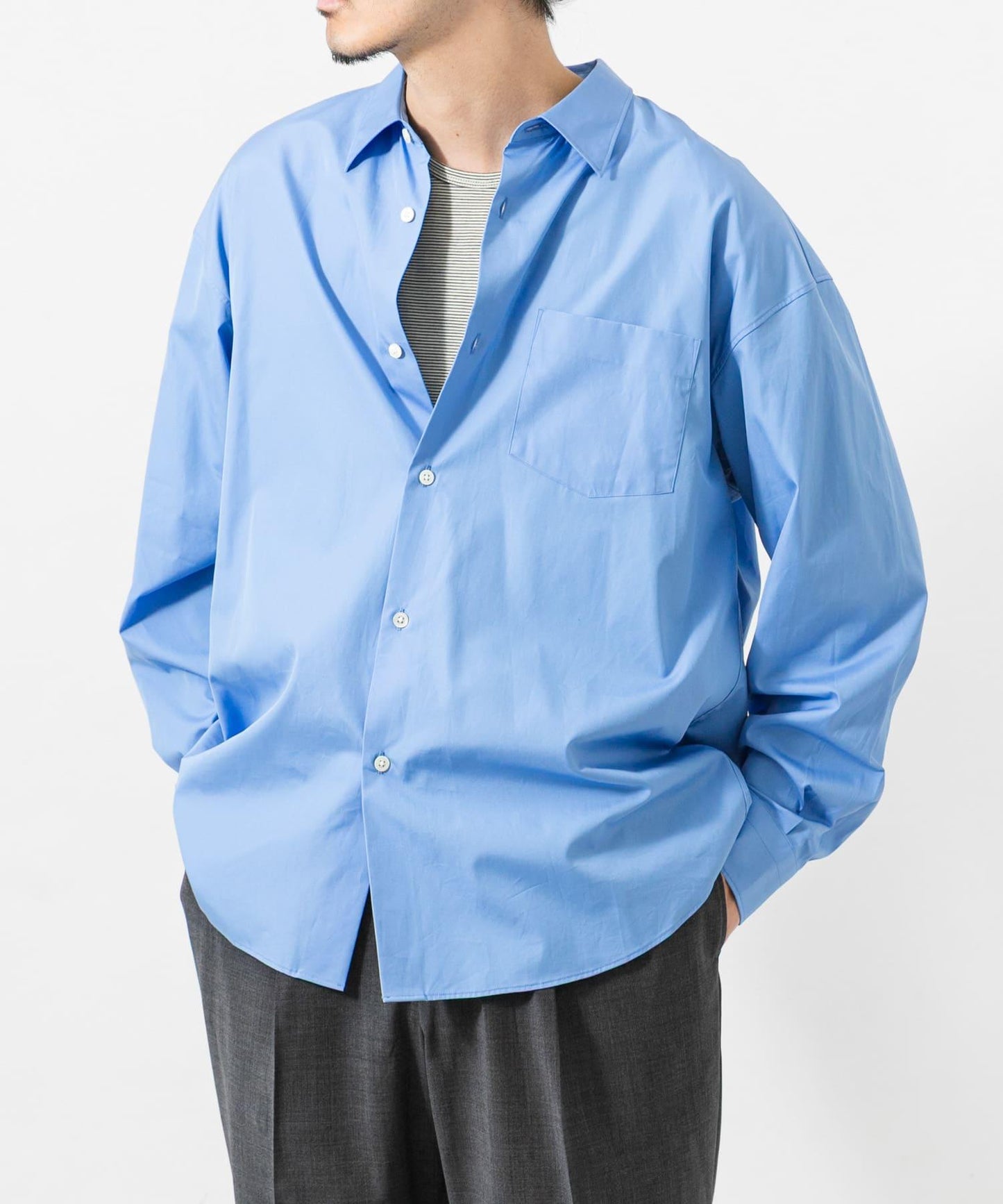 new basic THOMAS MASON LONG-SLEEVE OVER SHIRTS