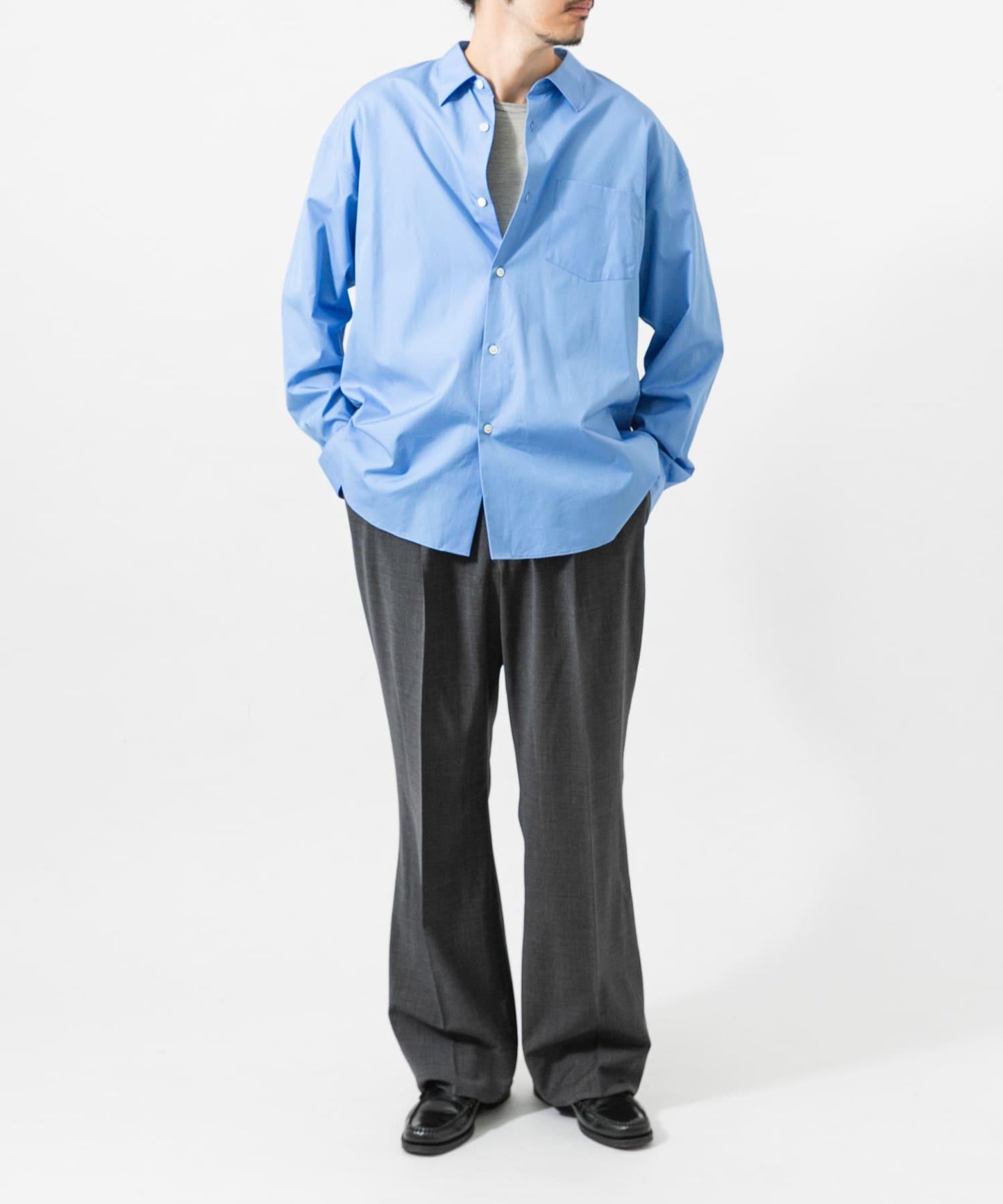 new basic THOMAS MASON LONG-SLEEVE OVER SHIRTS