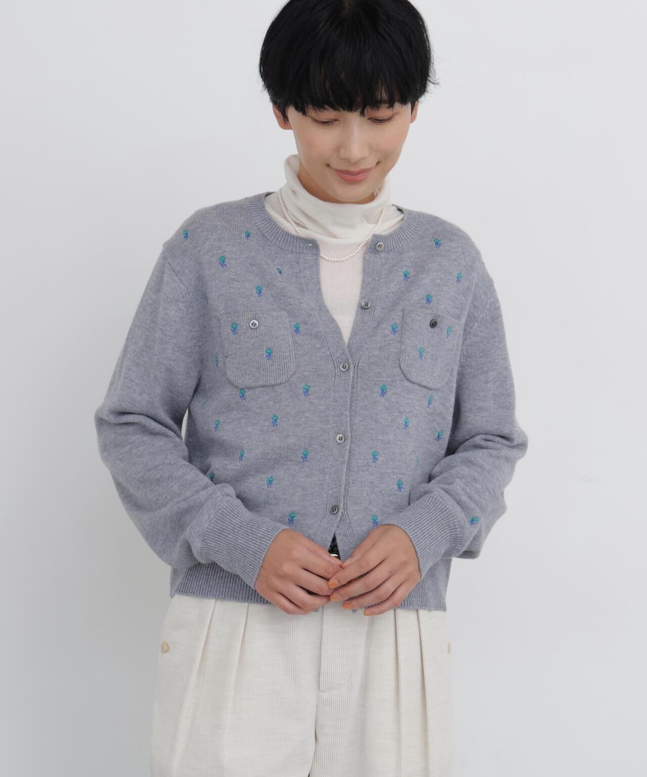 刺繡針織開衫