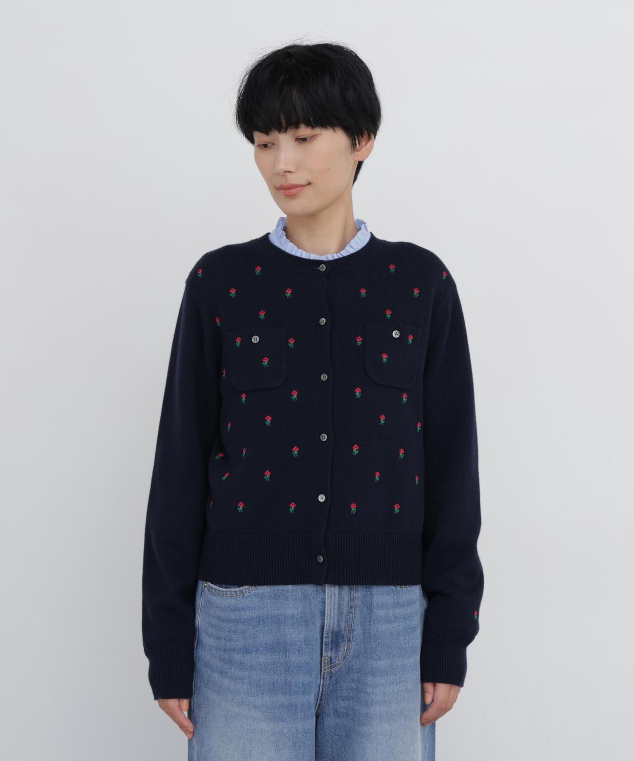 刺繡針織開衫