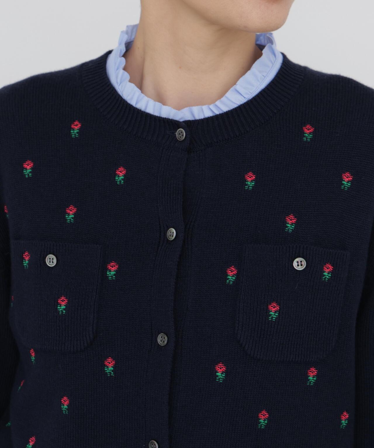 刺繡針織開衫