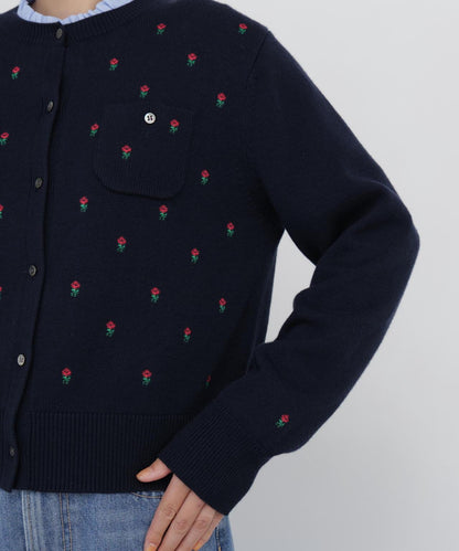 刺繡針織開衫