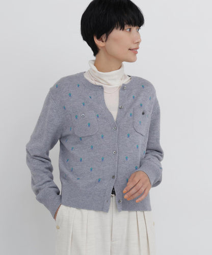 刺繡針織開衫